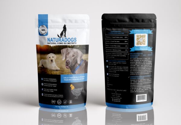 Cuellos De Pollo 10 Unidades Naturadogs – Snack 100% Natural Saludable Perros - Imagen 2